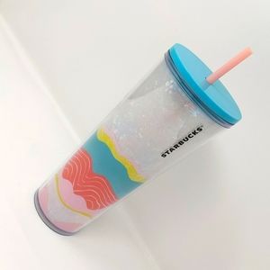 Starbucks pastel wave iridescent tumbler